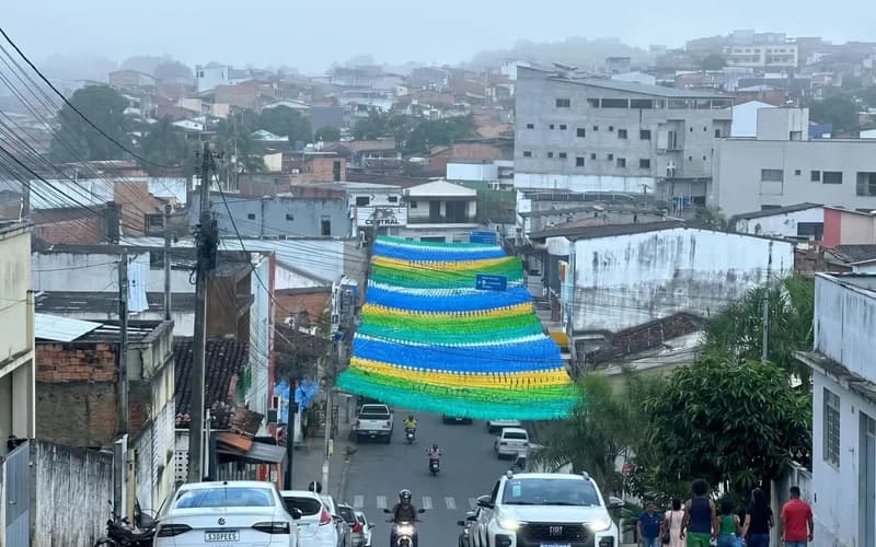 Frio deve marcar os festejos juninos em Gandu; temperatura pode chegar aos 16°C durante a programação