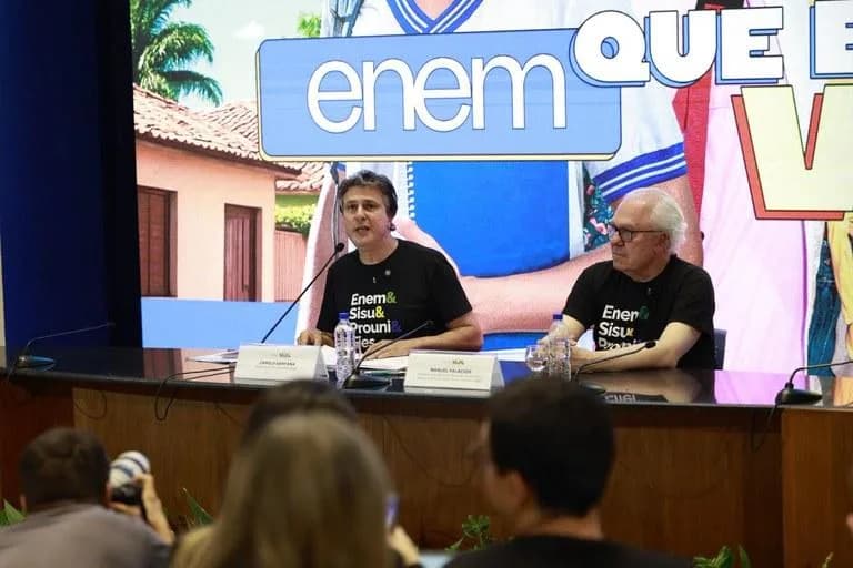 MEC anula três questões do ENEM após possíveis vazamentos de questões; PF será acionada 