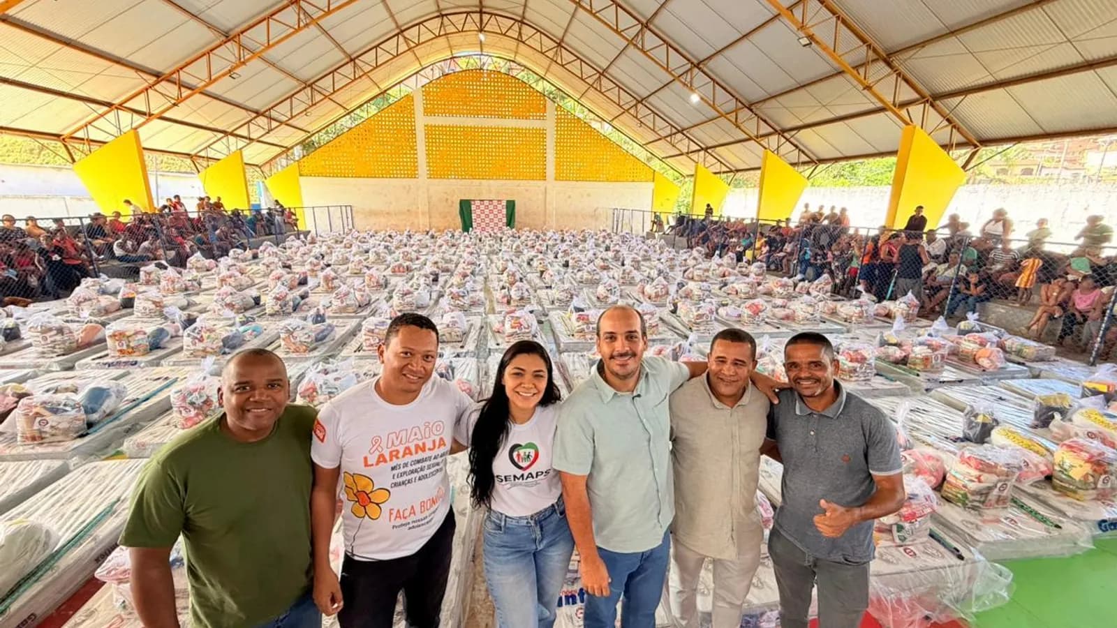 Ação social beneficia mais de 350 famílias afetadas pelas chuvas em Wenceslau Guimarães