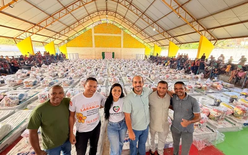 Ação social beneficia mais de 350 famílias afetadas pelas chuvas em Wenceslau Guimarães