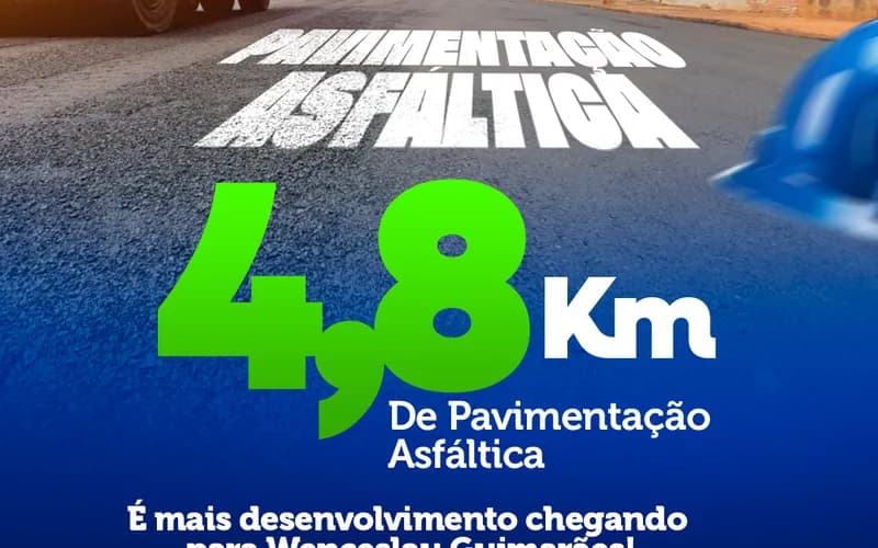 Prefeitura de Wenceslau Guimarães autoriza início de obras de pavimentação asfáltica em 4,8 quilômetros de vias urbanas