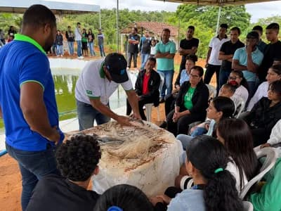 Prefeitura de Teolândia realiza Dia de Campo de Piscicultura e aproxima jovens de práticas sustentáveis no meio rural