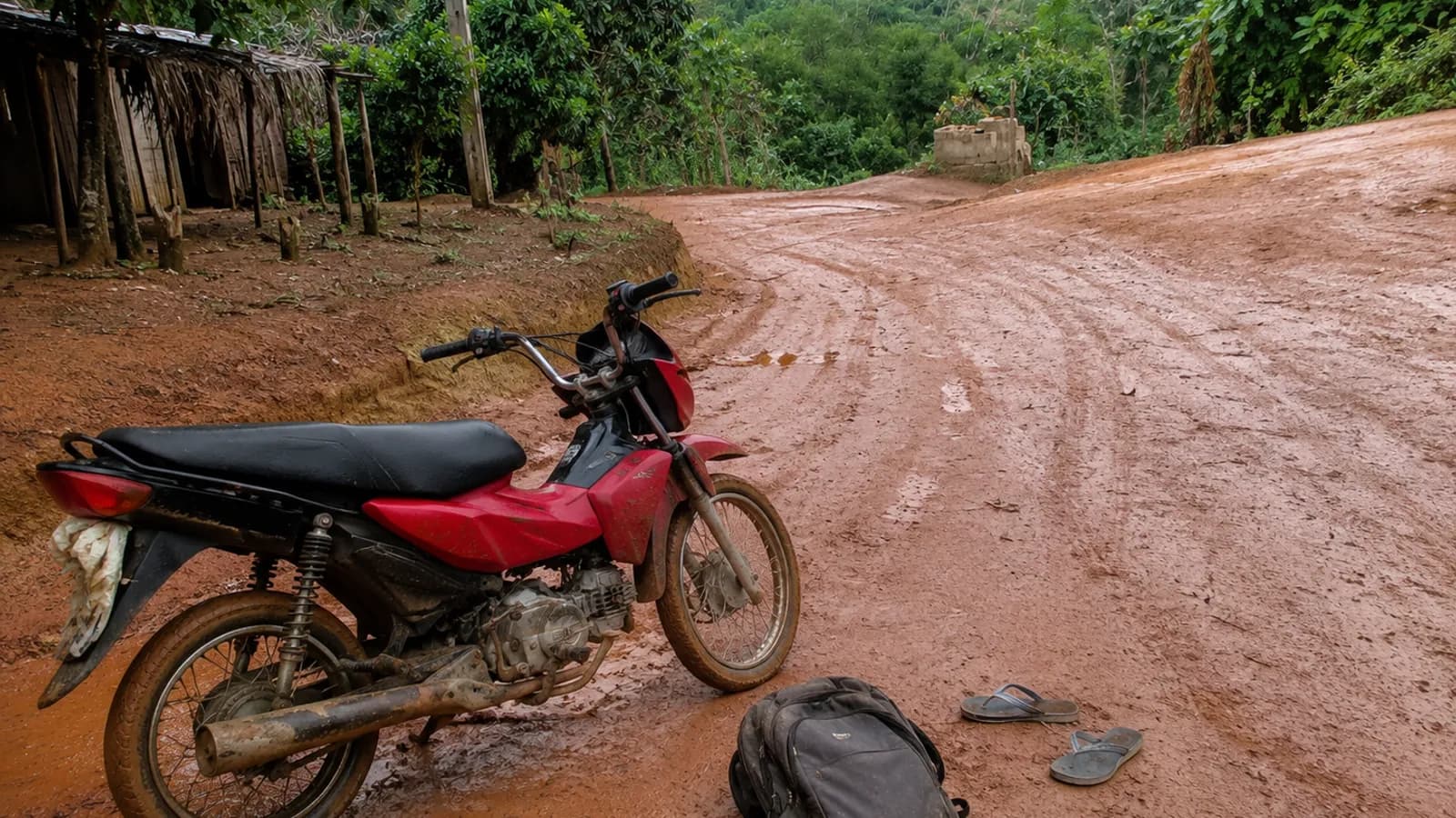 Moradora denuncia estrada precária e afirma que transporte escolar não chega à comunidade em Piraí do Norte