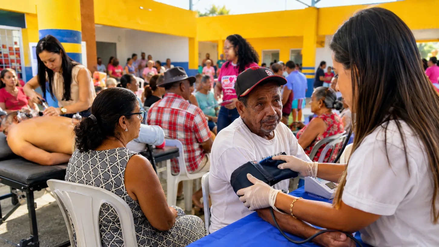 Programa Quem Ama Cuida leva serviços e atendimento à comunidade do São Paulinho, em Teolândia