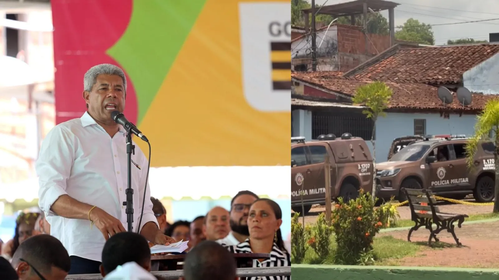 Temendo manifestações, Jerônimo e prefeita de Nilo Peçanha montam forte aparato de segurança com PM e segurança privada