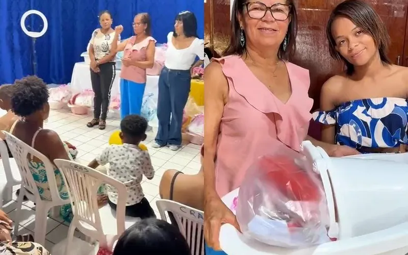 Prefeitura de Teolândia entrega kits enxovais e realiza ensaio fotográfico com mamães assistidas pelo CRAS