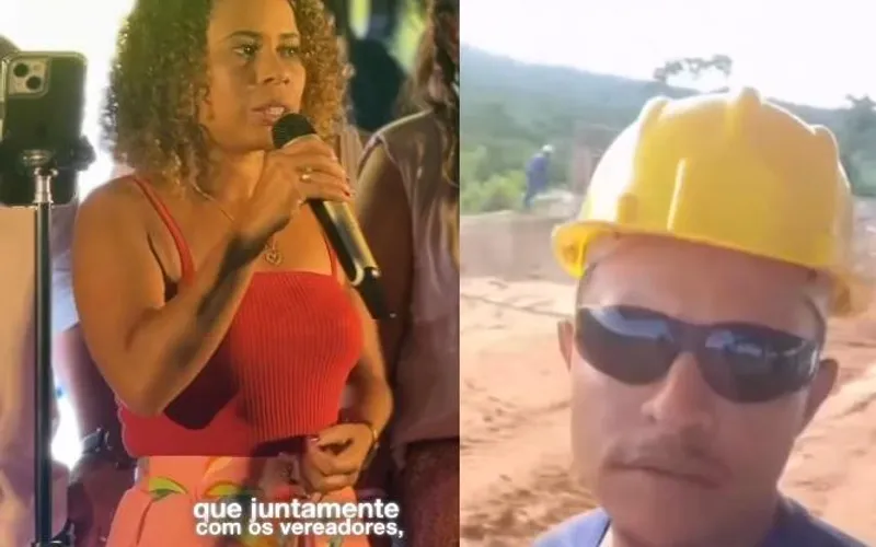 Fake news associa vídeo da prefeita de Gandu a reclamação de operário durante o Carnaval