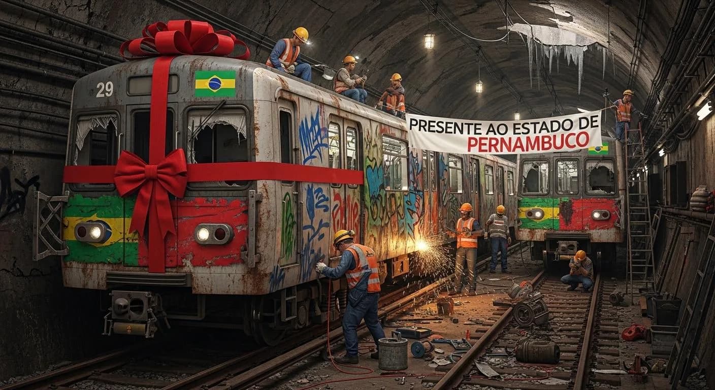Governadora de Pernambuco vai gastar R$ 500 milhões com 11 trens usados de Belo Horizonte e Porto Alegre