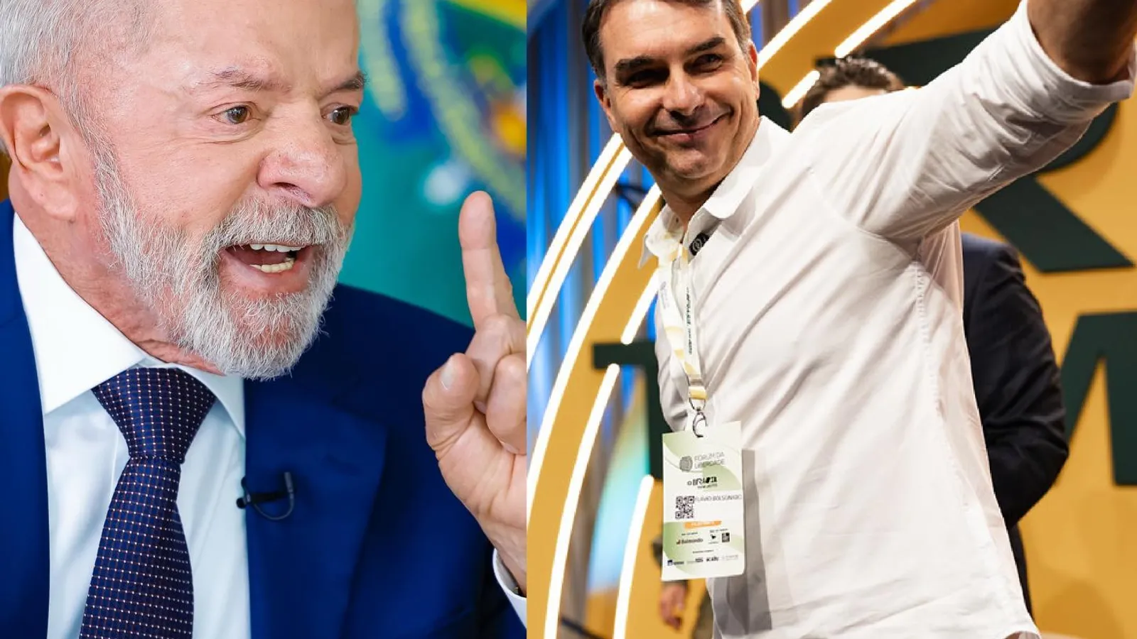 Flávio Bolsonaro lidera com ampla vantagem sobre Lula em pesquisa no Paraná
