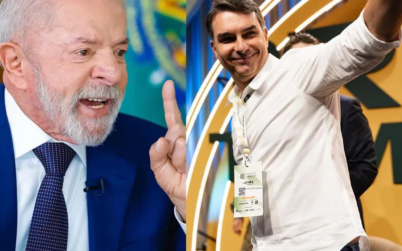 Flávio Bolsonaro lidera com ampla vantagem sobre Lula em pesquisa no Paraná