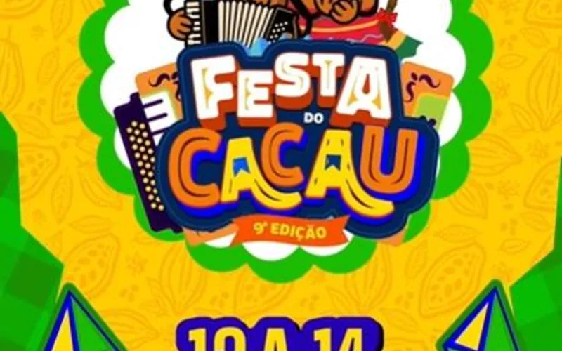 Maior cachê que artista local de Piraí do Norte receberá para se apresentar na Festa do Cacau é de R$ 3 mil reais
