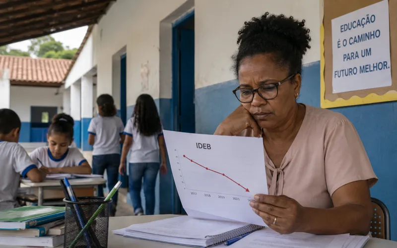 IDEB de Apuarema cai de 4,6 para 4,0 e expõe fracasso na educação municipal