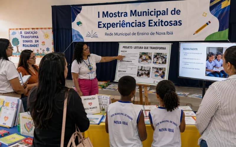 Nova Ibiá realiza primeira Mostra Municipal de Experiências Exitosas da Educação