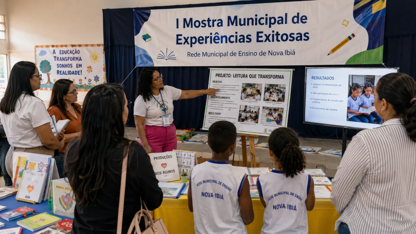Nova Ibiá realiza primeira Mostra Municipal de Experiências Exitosas da Educação