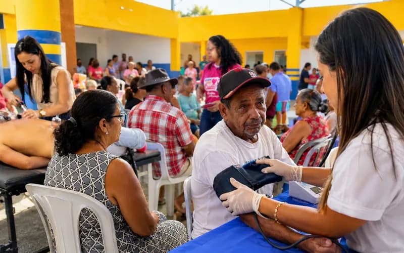 Programa Quem Ama Cuida leva serviços e atendimento à comunidade do São Paulinho, em Teolândia