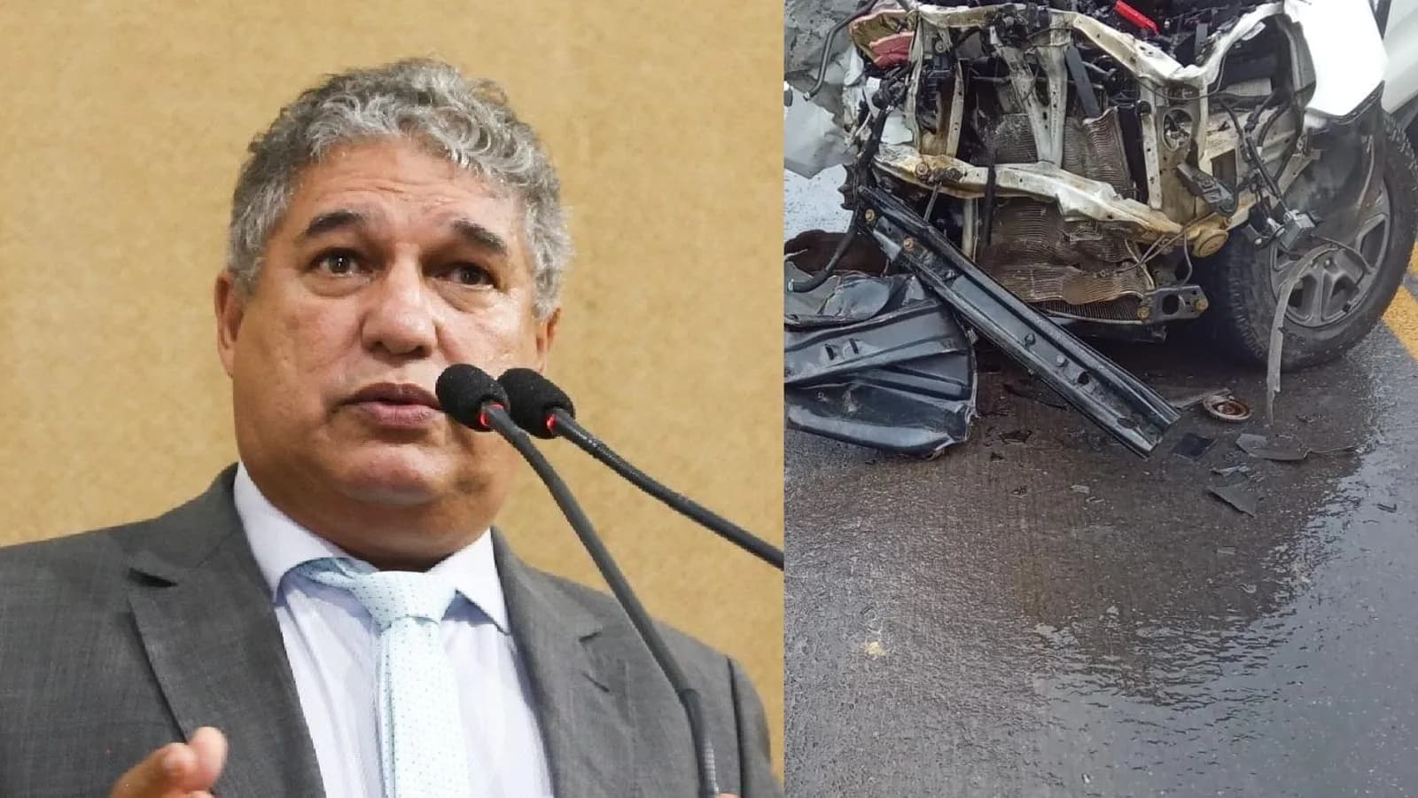 Veículo com o deputado Rosemberg Pinto se envolve em acidente próximo a Teolândia