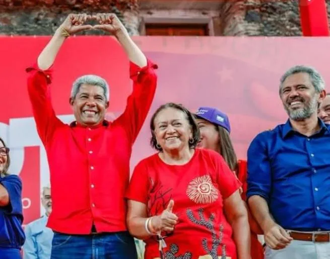 Aniversário do PT em Salvador reúne Jerônimo, Elmano e Fátima Bezerra, considerados os três piores governadores do Brasil