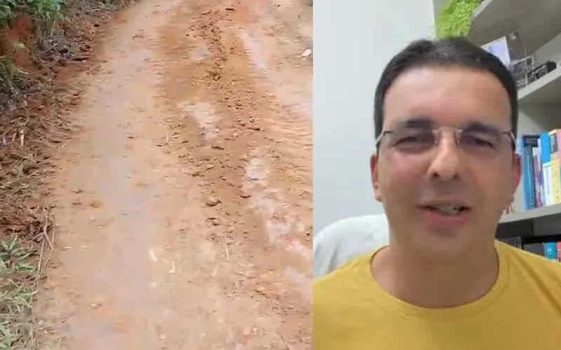 Produtores do Alto dos Cai N’água, em Itamari, recuperam estrada com recursos próprios após prefeito não cumprir promessa