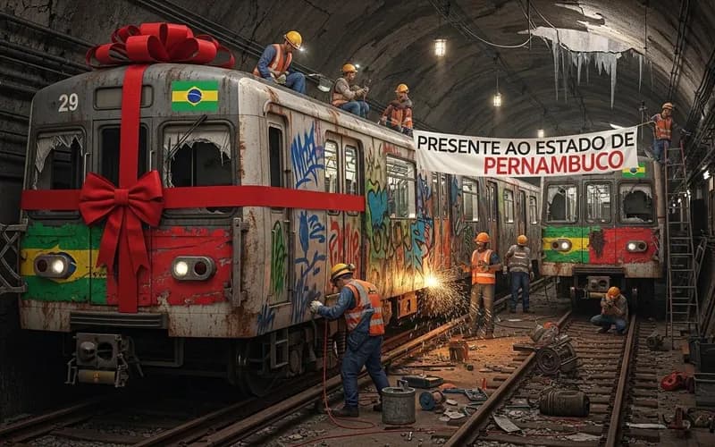Governadora de Pernambuco vai gastar R$ 500 milhões com 11 trens usados de Belo Horizonte e Porto Alegre