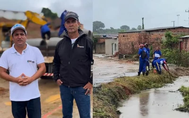 Prefeitura de Nova Ibiá intensifica ações para minimizar impactos das fortes chuvas
