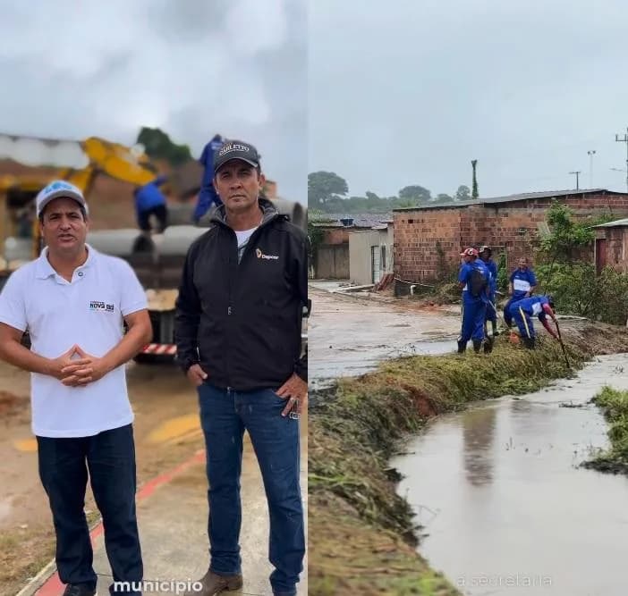 Prefeitura de Nova Ibiá intensifica ações para minimizar impactos das fortes chuvas