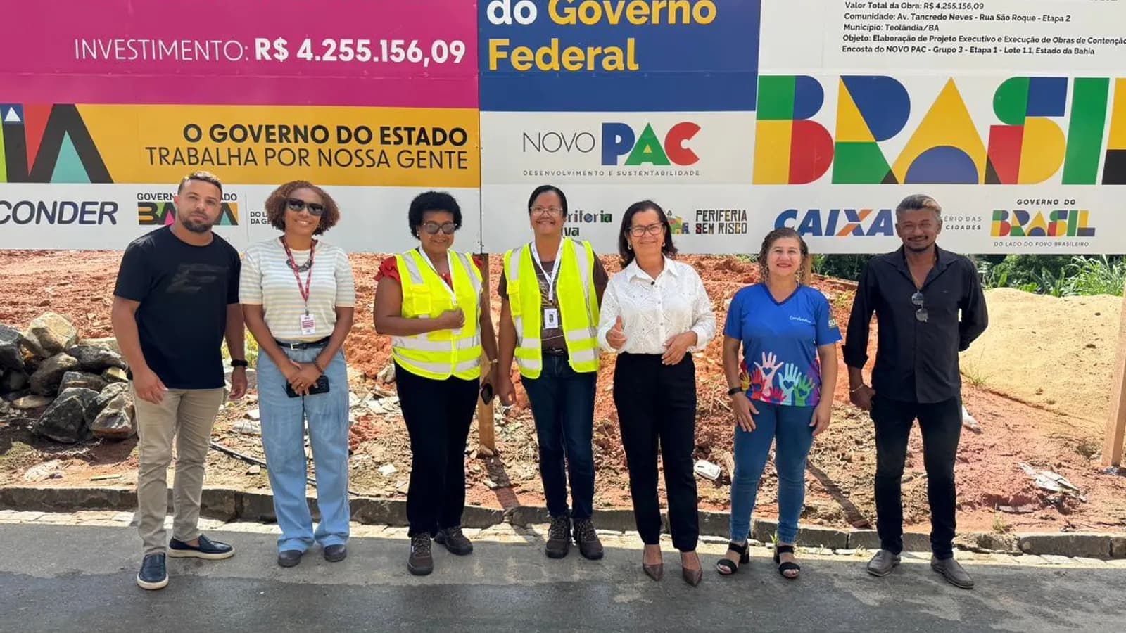 Prefeitura de Teolândia anuncia novos investimentos e início de obras de contenção de encostas pelo Novo PAC