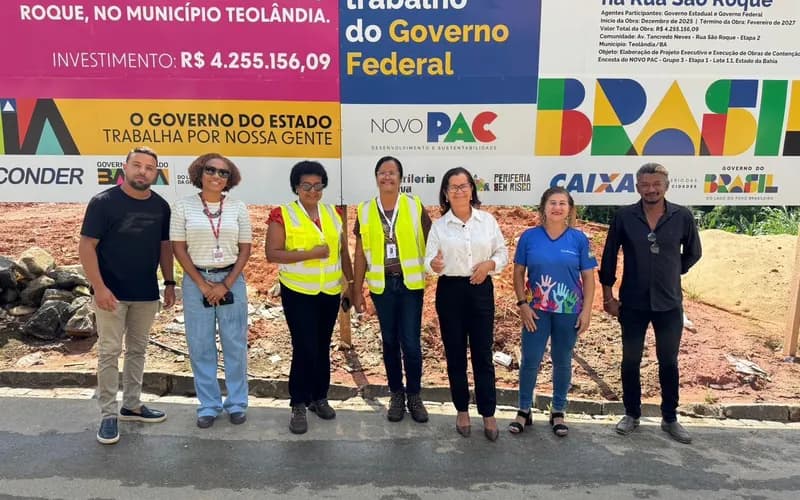 Prefeitura de Teolândia anuncia novos investimentos e início de obras de contenção de encostas pelo Novo PAC