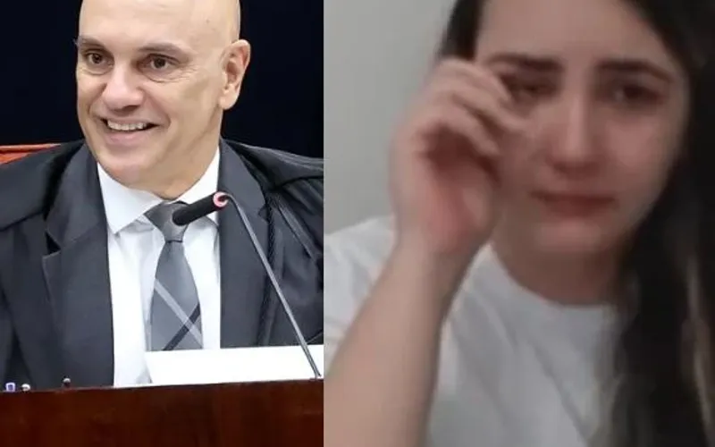 Moraes nega liberdade a cabeleireira baiana que sujou de batom estátua em frente ao STF
