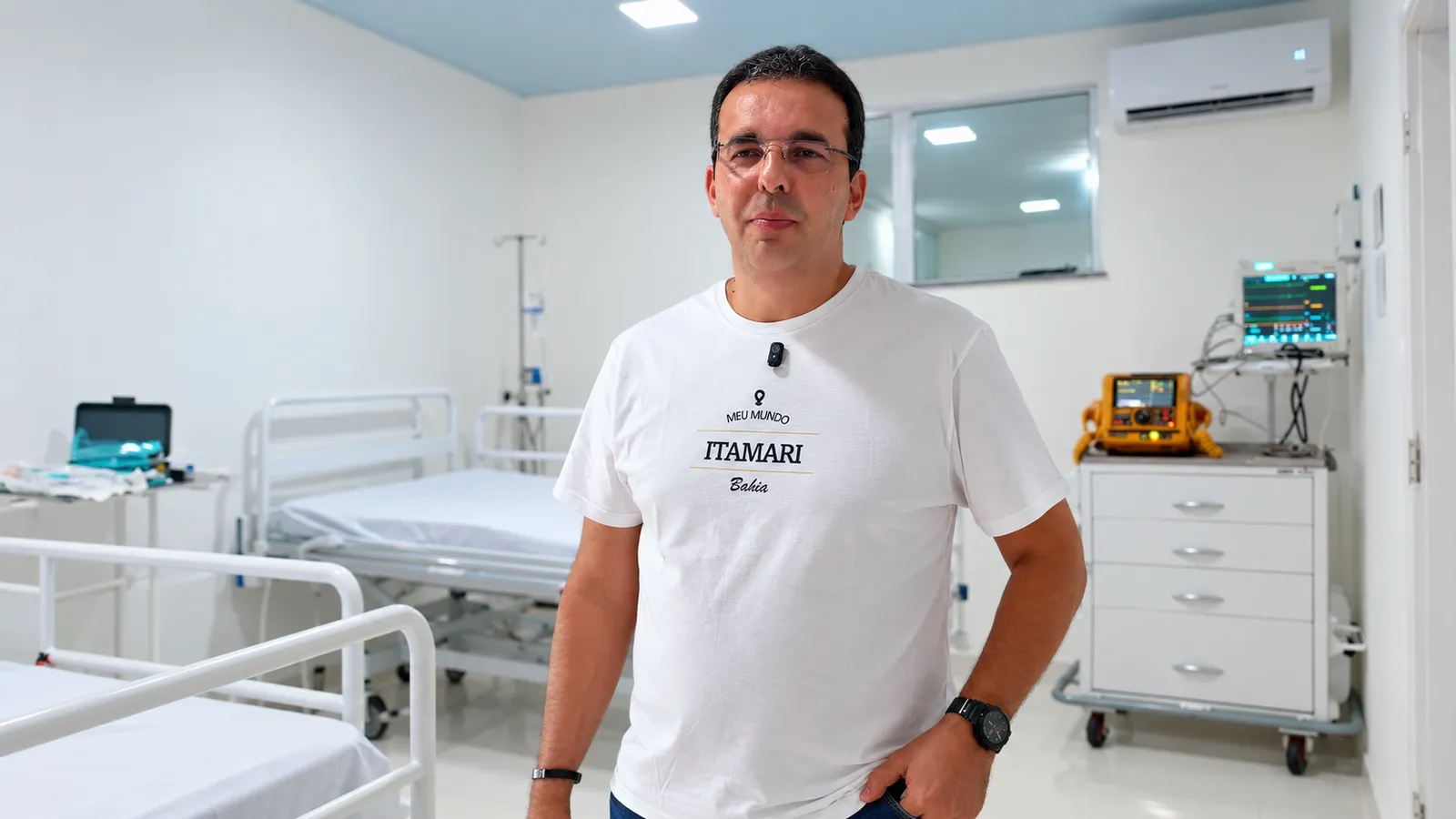 Prefeito de entrega fala da alegria em entregar o novo hospital ao município