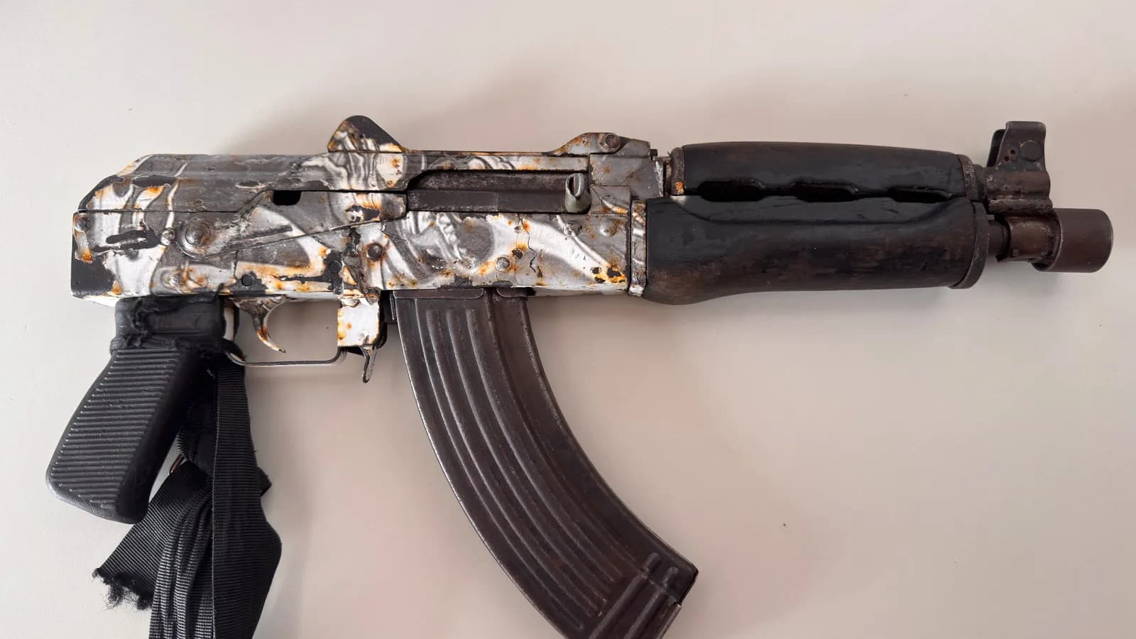 Arma foi apreendida no Bairro Aliança, em Wenceslau Guimarães.