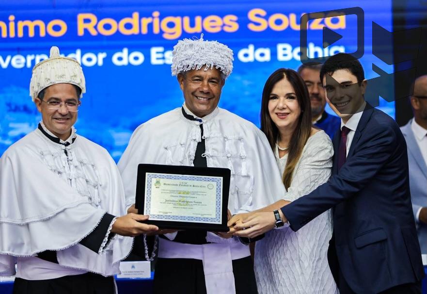 Jerônimo vira alvo de chacota após receber título de Doutor Honoris Causa pela Uesc