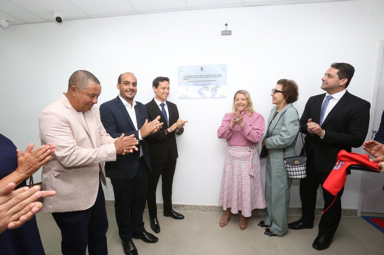 Prefeito Gabriel de Parísio celebra inauguração de sede própria para o Judiciário de Wenceslau Guimarães 