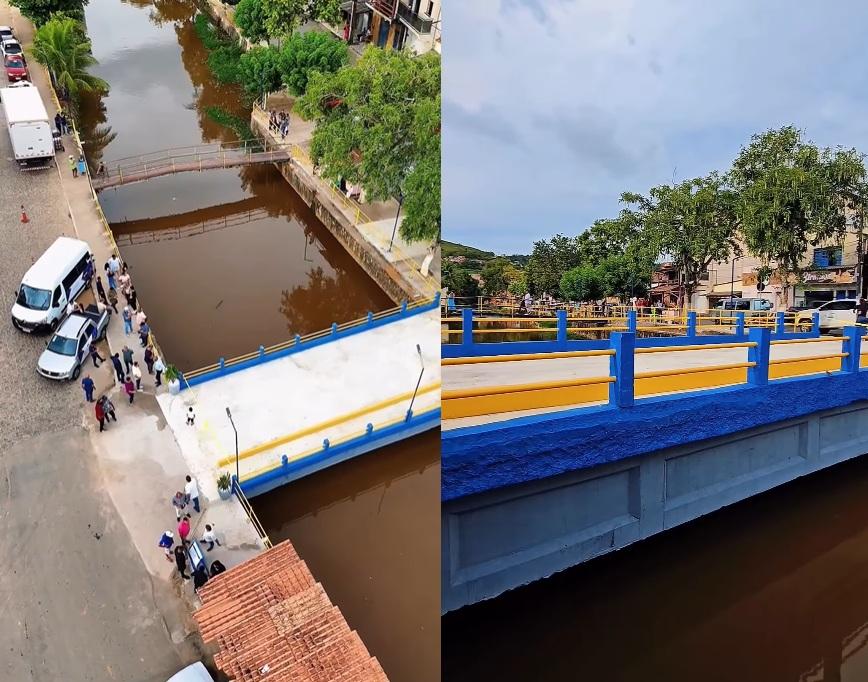 Prefeitura de Gandu inaugura nova ponte e altera trânsito entre bairros centrais