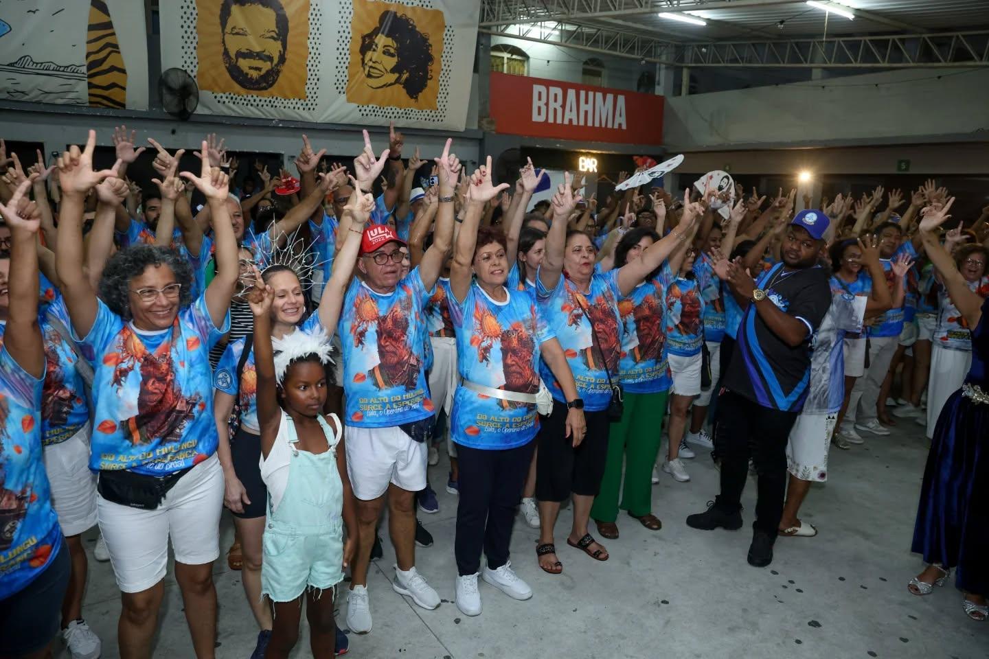 Escola de Samba do Rio de Janeiro receberá R$ 5 milhões para desfile em homenagem a Lula