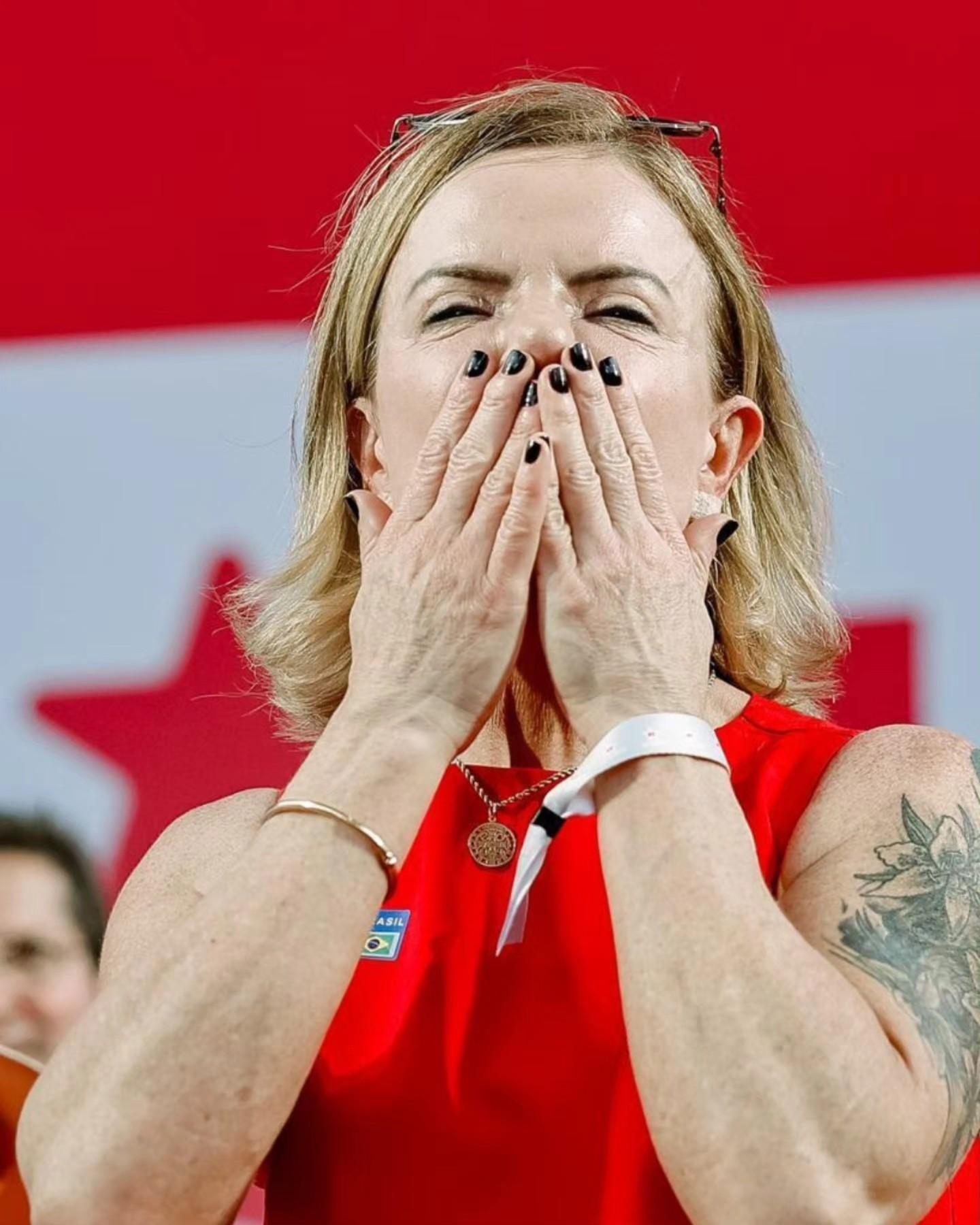 Gleisi Hoffman diz que Lula foi o presidente que 