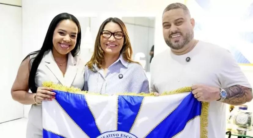 Janja usou avião da FAB em agenda de interesse próprio envolvendo escola de samba que homenageou Lula