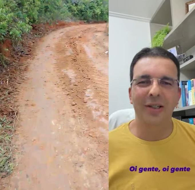Produtores do Alto dos Cai N’água, em Itamari, recuperam estrada com recursos próprios após prefeito não cumprir promessa
