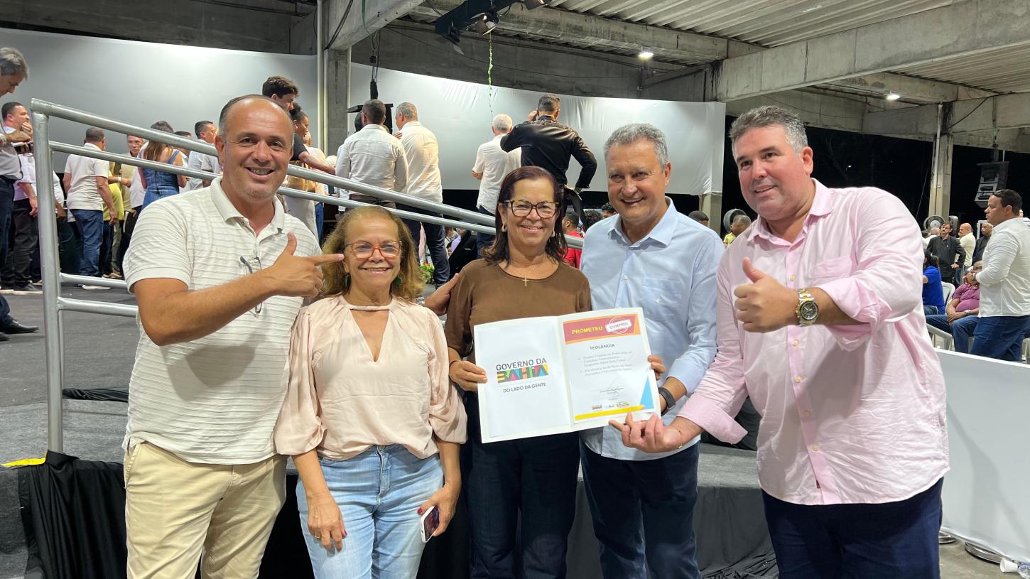 Prefeita de Teolândia celebra novas conquistas e investimentos para o município