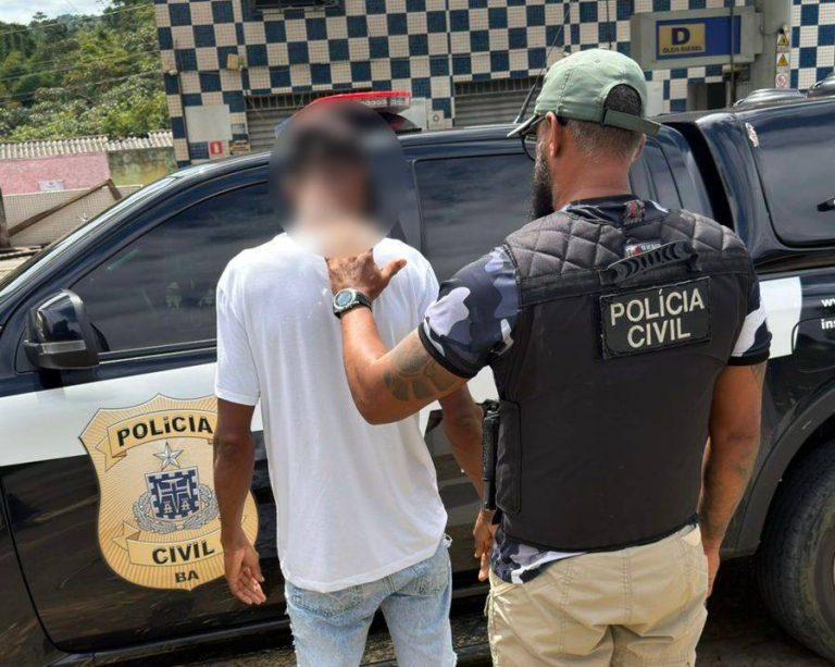 Homem é preso em Ibirapitanga após agredir companheira porque ela mantinha amizade com mulheres solteiras