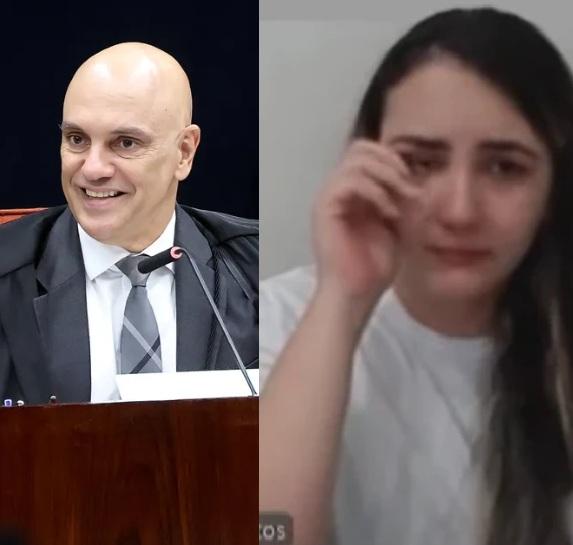Moraes nega liberdade a cabeleireira baiana que sujou de batom estátua em frente ao STF