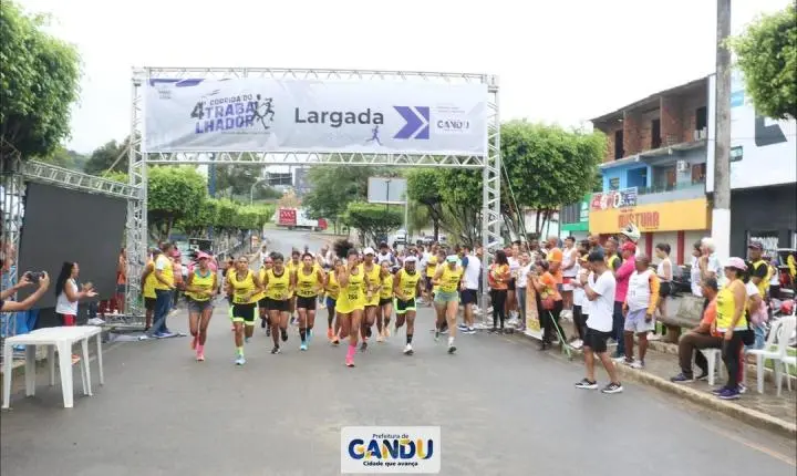 Corrida do Trabalhador em Gandu superamais de 200 inscritos em apenas dois dias