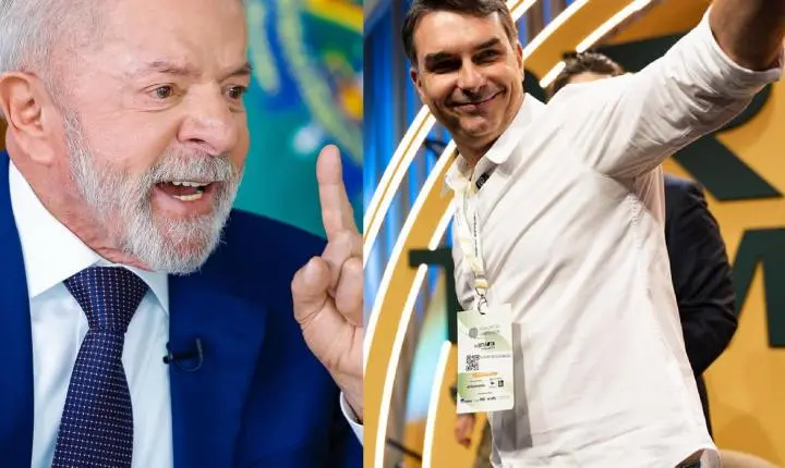 Flávio Bolsonaro lidera com ampla vantagem sobre Lula em pesquisa no Paraná