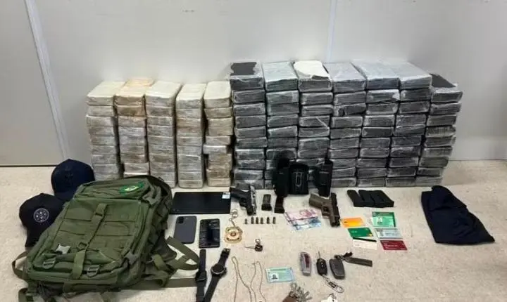 Policial militar e estudante de direito são presos com mais de 100 kg de drogas em Salvador 