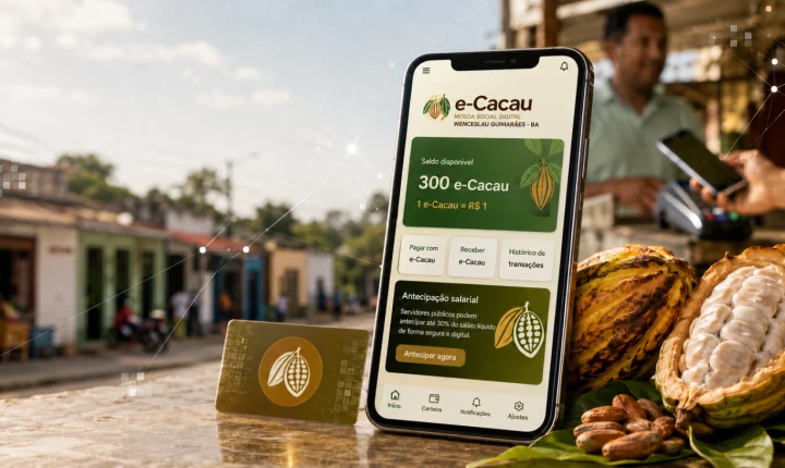Prefeitura de Wenceslau Guimarães inova e autoriza antecipação de salário por meio da moeda digital e-Cacau